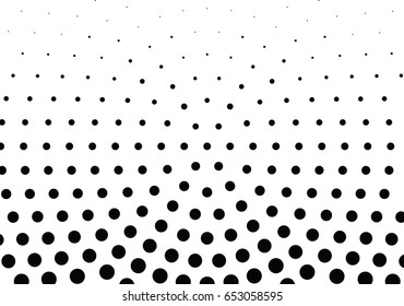 Abstract halftone dotted background. Monochrome pattern with dot and circles.  Vector modern futuristic texture for posters, sites, business cards, postcards, interior design, labels and stickers.