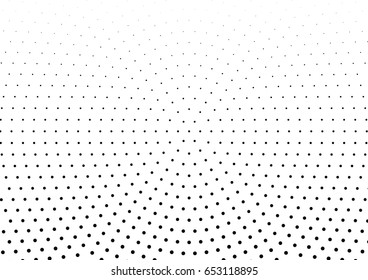 Abstract halftone dotted background. Monochrome pattern with dot and circles.  Vector modern futuristic texture for posters, sites, business cards, postcards, interior design, labels and stickers.