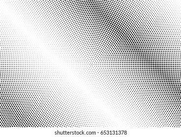 Abstract halftone dotted background. Monochrome pattern with dot and circles.  Vector modern futuristic texture for posters, sites, business cards, cover postcards, interior design, labels, stickers.