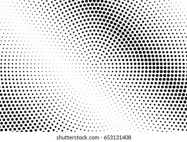 Abstract halftone dotted background. Monochrome pattern with dot and circles.  Vector modern futuristic texture for posters, sites, business cards, cover postcards, interior design, labels, stickers.
