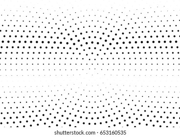 Abstract halftone dotted background. Monochrome pattern with dot and circles.  Vector modern futuristic texture for posters, sites, business cards, cover postcards, interior design, labels, stickers.