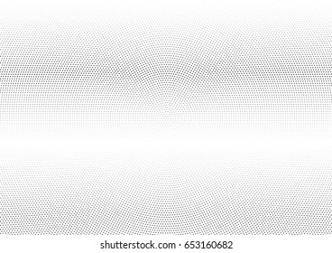 Abstract halftone dotted background. Monochrome pattern with dot and circles.  Vector modern futuristic texture for posters, sites, business cards, cover postcards, interior design, labels, stickers.