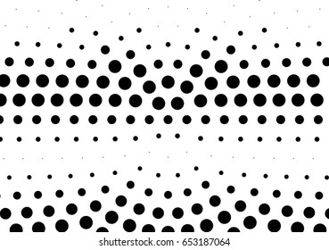 Abstract halftone dotted background. Monochrome pattern with dot and circles.  Vector modern futuristic texture for posters, sites, business cards, cover postcards, interior design, labels, stickers.