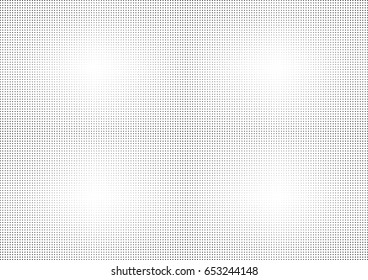 Abstract halftone dotted background. Monochrome pattern with dot and circles.  Vector modern futuristic texture for posters, sites, business cards, cover postcards, interior design, labels, stickers.