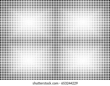 Abstract halftone dotted background. Monochrome pattern with dot and circles.  Vector modern futuristic texture for posters, sites, business cards, cover postcards, interior design, labels, stickers.