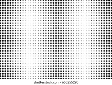 Abstract halftone dotted background. Monochrome pattern with dot and circles.  Vector modern futuristic texture for posters, sites, business cards, cover postcards, interior design, labels, stickers.