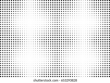 Abstract halftone dotted background. Monochrome pattern with dot and circles.  Vector modern futuristic texture for posters, sites, business cards, cover postcards, interior design, labels, stickers.