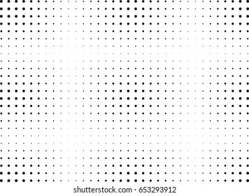 Abstract halftone dotted background. Monochrome pattern with dot and circles.  Vector modern futuristic texture for posters, sites, business cards, cover postcards, interior design, labels, stickers.