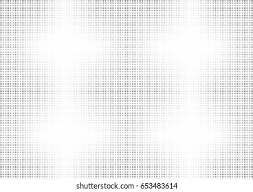 Abstract halftone dotted background. Monochrome pattern with dot and circles.  Vector modern futuristic texture for posters, sites, business cards, cover postcards, interior design, labels, stickers.