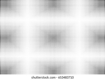 Abstract halftone dotted background. Monochrome pattern with dot and circles.  Vector modern futuristic texture for posters, sites, business cards, cover postcards, interior design, labels, stickers.
