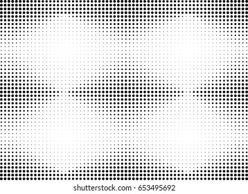 Abstract halftone dotted background. Monochrome pattern with dot and circles.  Vector modern futuristic texture for posters, sites, business cards, cover postcards, interior design, labels, stickers.