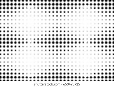 Abstract halftone dotted background. Monochrome pattern with dot and circles.  Vector modern futuristic texture for posters, sites, business cards, cover postcards, interior design, labels, stickers.