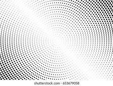 Abstract halftone dotted background. Monochrome pattern with dot and circles.  Vector modern futuristic texture for posters, sites, business cards, postcards, interior design, labels and stickers.