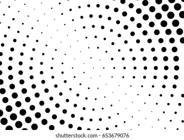 Abstract halftone dotted background. Monochrome pattern with dot and circles.  Vector modern futuristic texture for posters, sites, business cards, postcards, interior design, labels and stickers.