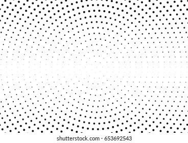 Abstract halftone dotted background. Monochrome pattern with dot and circles.  Vector modern futuristic texture for posters, sites, business cards, postcards, interior design, labels and stickers.