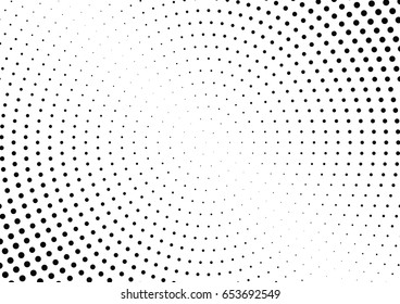 Abstract halftone dotted background. Monochrome pattern with dot and circles.  Vector modern futuristic texture for posters, sites, business cards, postcards, interior design, labels and stickers.
