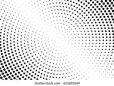 Abstract halftone dotted background. Monochrome pattern with dot and circles.  Vector modern futuristic texture for posters, sites, business cards, postcards, interior design, labels and stickers.
