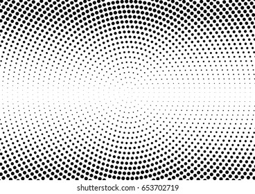 Abstract halftone dotted background. Monochrome pattern with dot and circles.  Vector modern futuristic texture for posters, sites, business cards, postcards, interior design, labels and stickers.