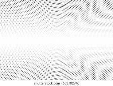 Abstract halftone dotted background. Monochrome pattern with dot and circles.  Vector modern futuristic texture for posters, sites, business cards, postcards, interior design, labels and stickers.