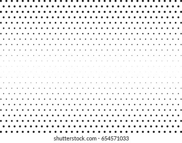 Abstract halftone dotted background. Monochrome pattern with dot and circles.  Vector modern pop art texture for posters, sites, business cards, cover postcards, interior design, labels, stickers.