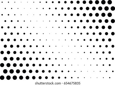 Abstract halftone dotted background. Monochrome pattern with dot and circles.  Vector modern pop art texture for posters, sites, business cards, cover postcards, interior design, labels, stickers.