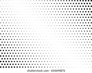 Abstract halftone dotted background. Monochrome pattern with dot and circles.  Vector modern pop art texture for posters, sites, business cards, cover postcards, interior design, labels, stickers.