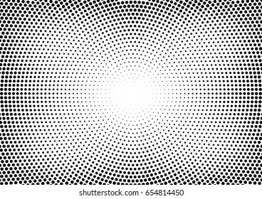 Abstract halftone dotted background. Monochrome pattern with dot and circles.  Vector modern pop art texture for posters, sites, business cards, cover postcards, interior design, labels, stickers.