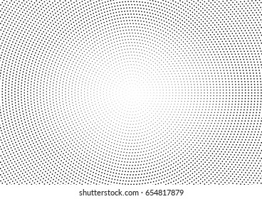 Abstract halftone dotted background. Monochrome pattern with dot and circles.  Vector modern pop art texture for posters, sites, business cards, cover postcards, interior design, labels, stickers.