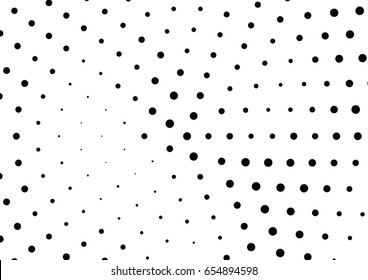 Abstract halftone dotted background. Monochrome pattern with dot and circles.  Vector modern pop art texture for posters, sites, business cards, cover postcards, interior design, labels, stickers.
