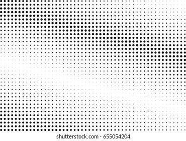 Abstract halftone dotted background. Monochrome pattern with dot and circles.  Vector modern futuristic texture for posters, sites, business cards, cover postcards, interior design, labels, stickers.