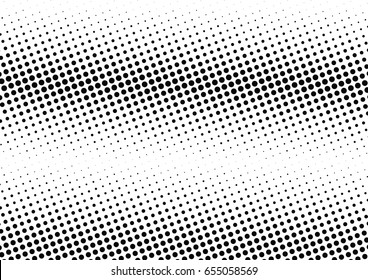 Abstract halftone dotted background. Monochrome pattern with dot and circles.  Vector modern pop art texture for posters, sites, business cards, cover postcards, interior design, labels, stickers