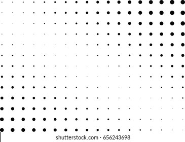 Abstract halftone dotted background. Monochrome pattern with dot and circles.  Vector modern pop art texture for posters, sites, business cards, cover postcards, interior design, labels, stickers.