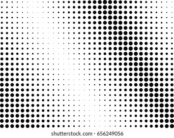 Abstract halftone dotted background. Monochrome pattern with dot and circles.  Vector modern pop art texture for posters, sites, business cards, cover postcards, interior design, labels, stickers.
