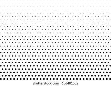 Abstract halftone dotted background. Monochrome pattern with dot and circles.  Vector modern futuristic texture for posters, sites, business cards, postcards, interior design, labels and stickers.