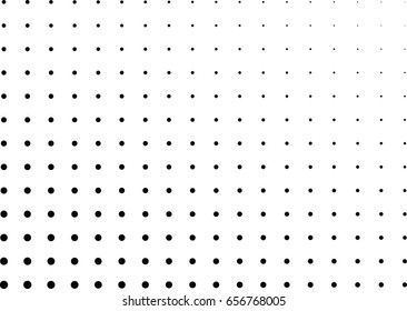 Abstract halftone dotted background. Monochrome pattern with dot and circles.  Vector modern pop art texture for posters, sites, business cards, cover postcards, interior design, labels, stickers.