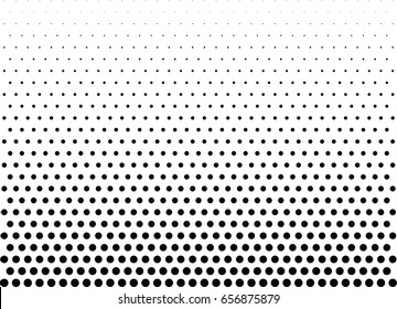 Abstract halftone dotted background. Monochrome pattern with dot and circles.  Vector modern futuristic texture for posters, sites, business cards, postcards, interior design, labels and stickers.