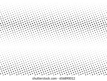 Abstract halftone dotted background. Monochrome pattern with square.  Vector modern pop art texture for posters, sites, cover, business cards, postcards, art design, labels and stickers.