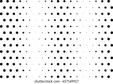 Abstract halftone dotted background. Monochrome pattern with dot and circles.  Vector modern pop art texture for posters, sites, business cards, cover postcards, interior design, labels, stickers.