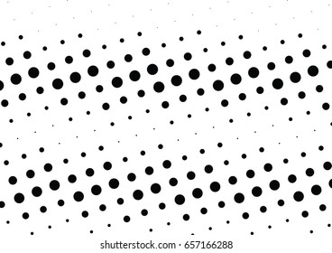 Abstract halftone dotted background. Monochrome pattern with dot and circles.  Vector modern pop art texture for posters, sites, business cards, cover postcards, interior design, labels, stickers.