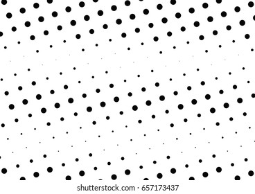 Abstract halftone dotted background. Monochrome pattern with dot and circles.  Vector modern pop art texture for posters, sites, business cards, cover postcards, interior design, labels, stickers.