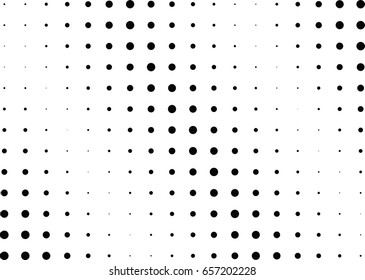 Abstract halftone dotted background. Monochrome pattern with dot and circles.  Vector modern futuristic texture for posters, sites, business cards, postcards, interior design, labels and stickers.