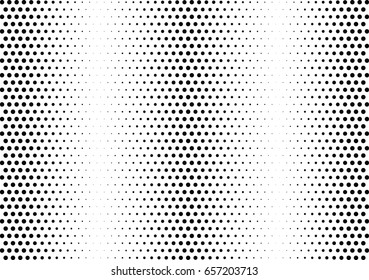 Abstract halftone dotted background. Monochrome pattern with dot and circles.  Vector modern pop art texture for posters, sites, business cards, cover postcards, interior design, labels, stickers.