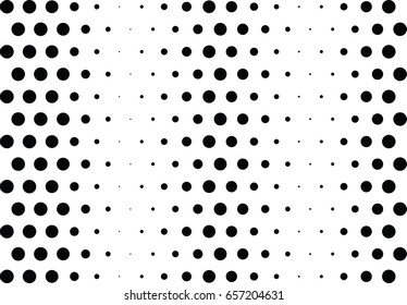 Abstract halftone dotted background. Monochrome pattern with dot and circles.  Vector modern pop art texture for posters, sites, business cards, cover postcards, interior design, labels, stickers.