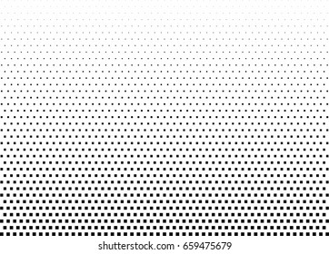 Abstract halftone dotted background. Monochrome pattern with square.  Vector modern pop art texture for posters, sites, cover, business cards, postcards, art design, labels and stickers.