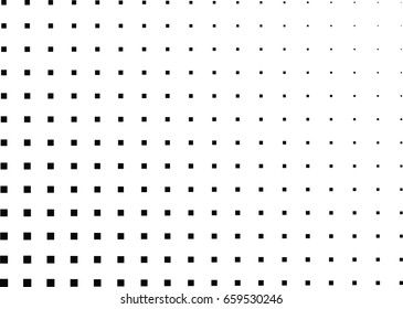 Abstract halftone dotted background. Monochrome pattern with square.  Vector modern pop art texture for posters, sites, cover, business cards, postcards, art design, labels and stickers.