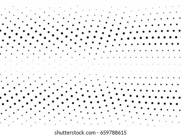 Abstract halftone dotted background. Monochrome pattern with dot and circles.  Vector modern pop art texture for posters, sites, business cards, cover postcards, interior design, labels, stickers.