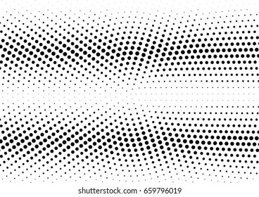 Abstract halftone dotted background. Monochrome pattern with dot and circles.  Vector modern pop art texture for posters, sites, business cards, cover postcards, interior design, labels, stickers.