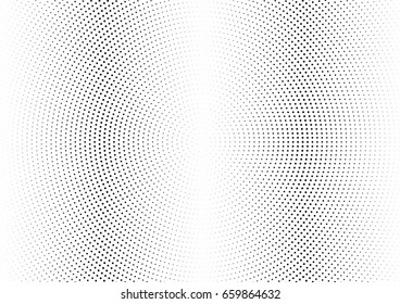 Abstract halftone dotted background. Monochrome pattern with dot and circles.  Vector modern pop art texture for posters, sites, business cards, cover postcards, interior design, labels, stickers.