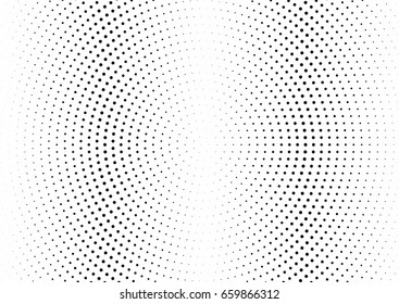Abstract halftone dotted background. Monochrome pattern with dot and circles.  Vector modern pop art texture for posters, sites, business cards, cover postcards, interior design, labels, stickers.