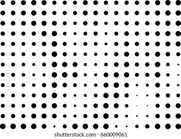 Abstract halftone dotted background. Monochrome pattern with dot and circles.  Vector modern pop art texture for posters, sites, business cards, cover postcards, interior design, labels, stickers.